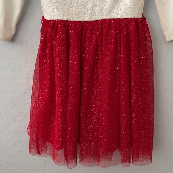 Lilt LongSlv Unicorn Sparkle Sequin & Tulle Dress - Picture 3 of 12